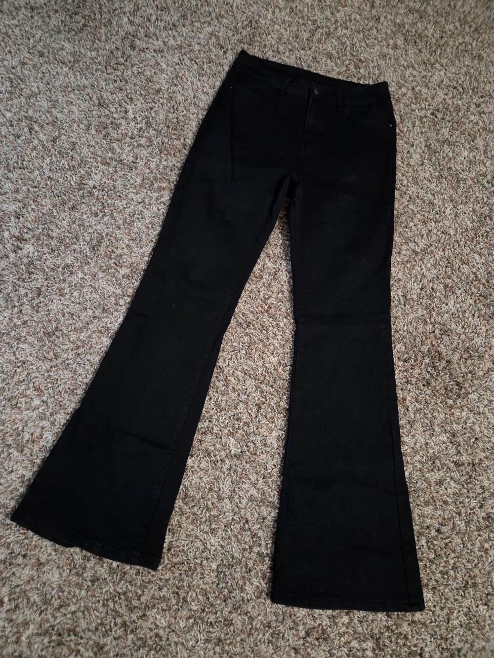 Black Flare Jeans